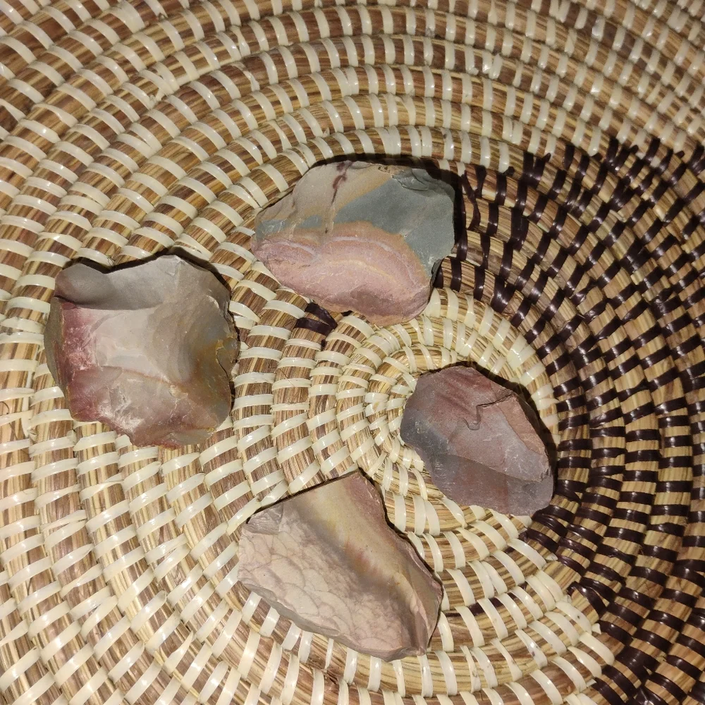 Set of 4 Desert Jasper Stones - Raw NEW